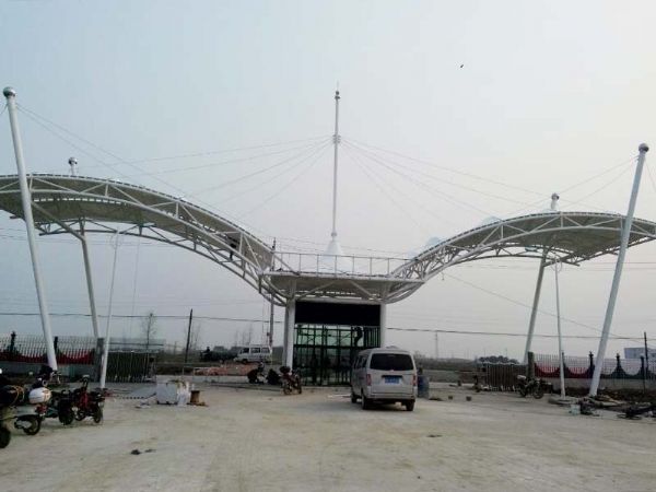 膜結構收費站入口