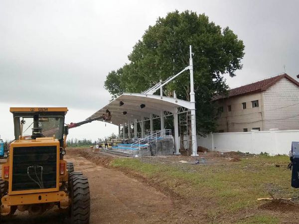 青州卡特彼勒膜結(jié)構(gòu)看臺(tái)