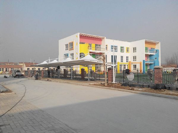 實驗幼兒園膜結構車棚